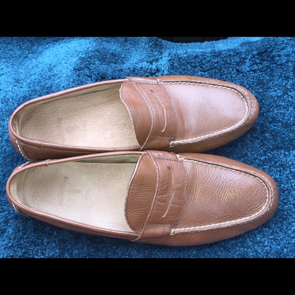 Authentic Ralph Lauren polo loafers